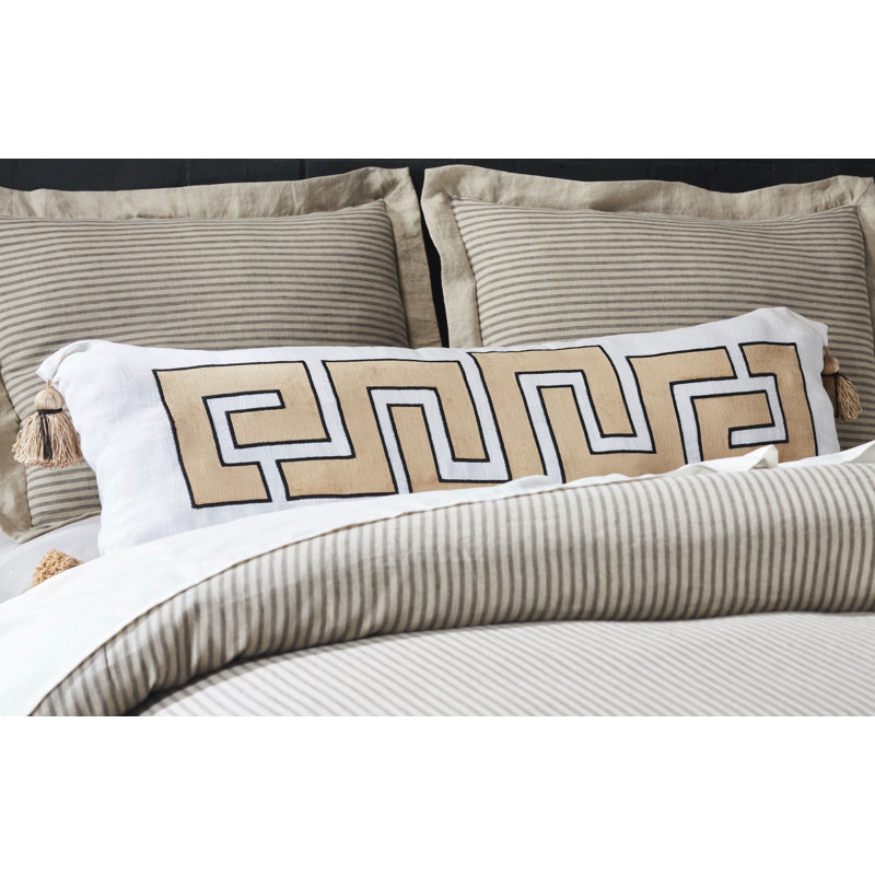 Bethany Linen Bedding, King, Steel Blue