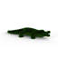 Topiaire d'extérieur crocodile vert