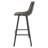 Latitude Run Modern Faux Leather Bar & Counter Stool – Armless PU Seat with Footrest, Iron Legs – Side Chair for Kitchen Island, Home Bar, Pub, Cafe, Dining Room-1033383106