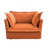 Chenille orange sélectionné
