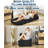 Boneless Folding Sofa Bed with Pillow, Convertible Sleeper Chair & Mattress, Machine Washable Floor Lounger-54255125