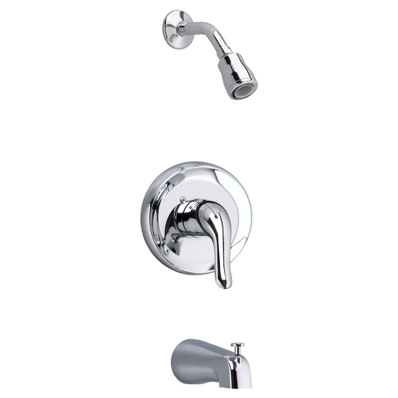 Ensemble de garniture de robinet de baignoire / douche à inverseur Colony Soft Flowise avec FloWise, Chrome