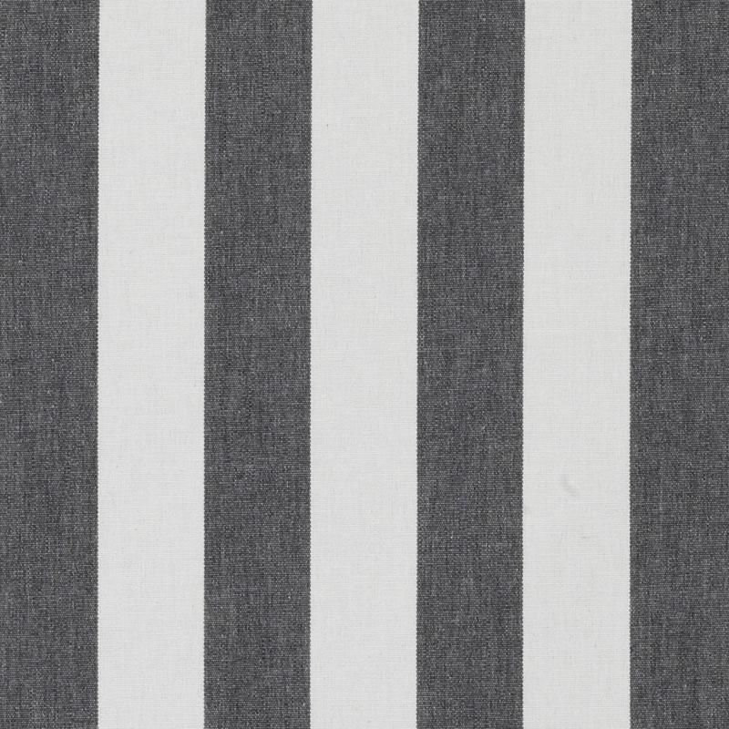 Palmdale Stripes Fabric, Black/White