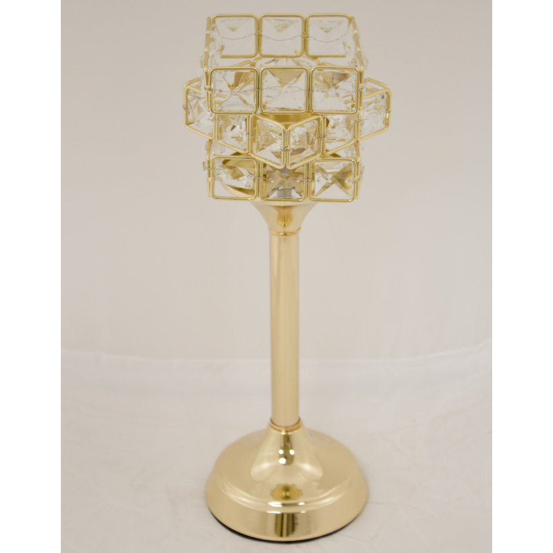 Kalkaska Tabletop Candelabra and Candlestick, 34cm H x 13cm W x 10cm D