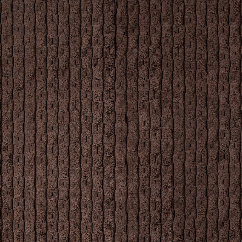 Coussin de siège d'intérieur texturé Papasan, L 48 po x P 48 po, Becklee chocolat