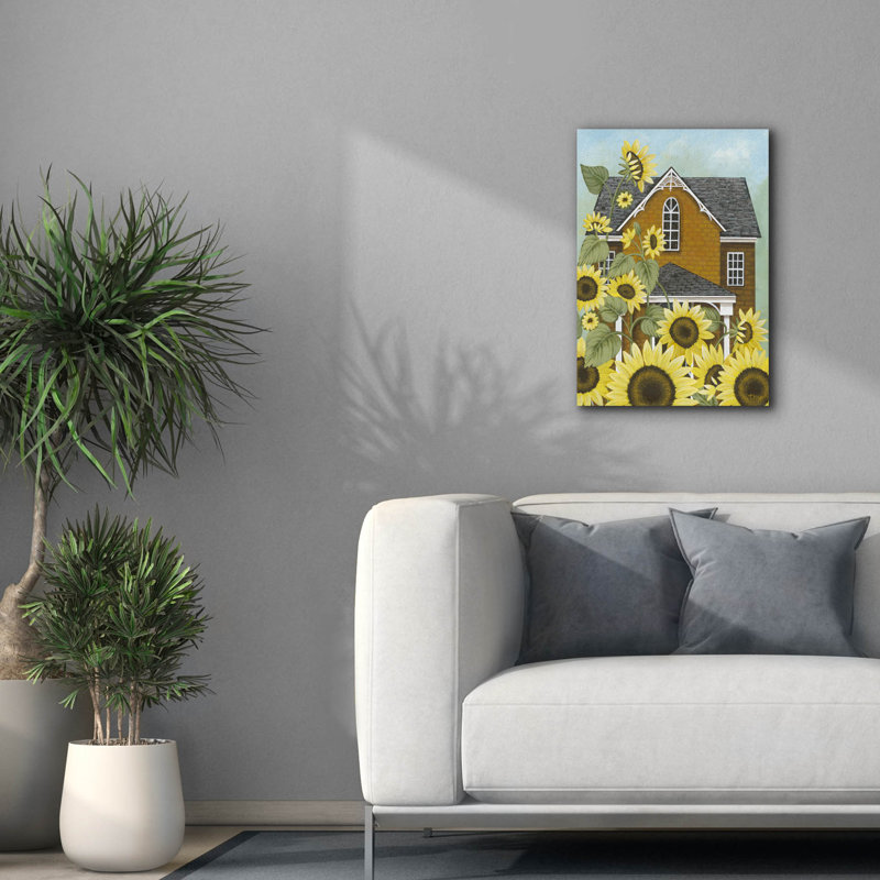  «Sunflowers» par Tanya Nyp, art mural sur toile, 18 po x 26 po