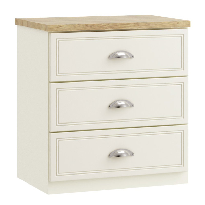 Verwood 59cm W 3 - Drawer Chest of Drawers