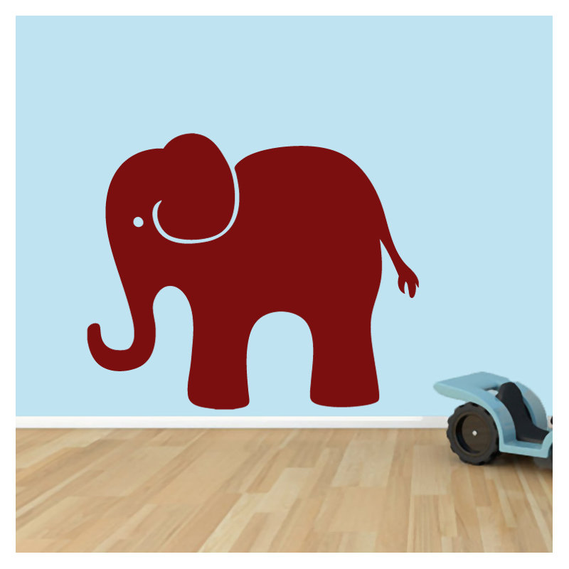 Adhésif décoratif éléphant, Canneberge