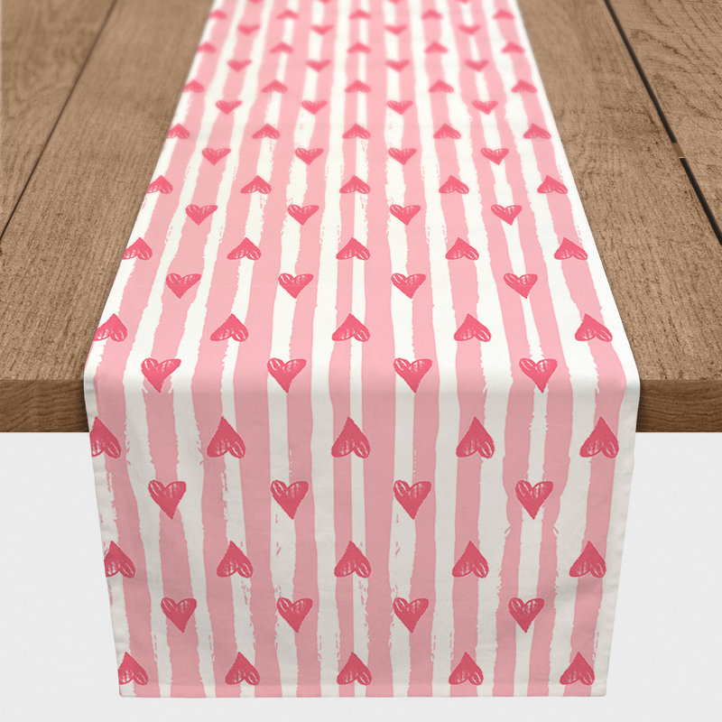 Chemin de table Heart, L 90 po x l 16 po