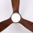 52" Flush Mount Ceiling Fan with Light Low Profile Ceiling Fans