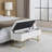 Freea Velvet Upholstered Storage Bench-476825069