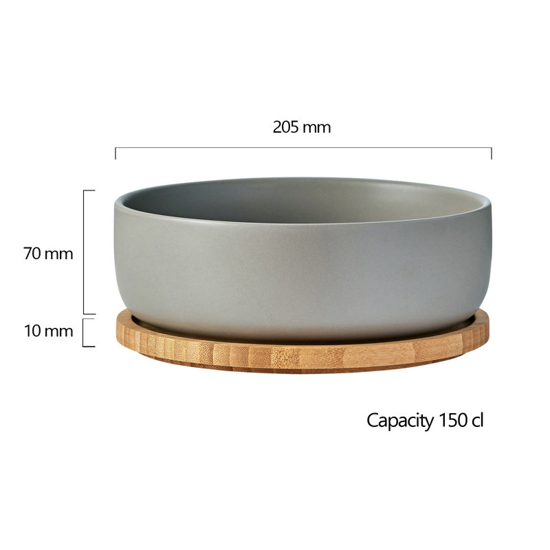 Share Serving Bowl, Grey