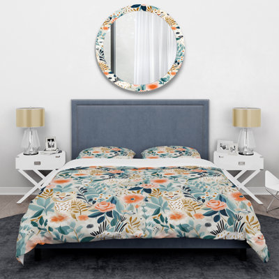 Ensemble de housse de couette Modern Botanical
