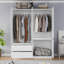 Armoire-penderie de 78,7 po Pennyann