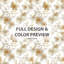 Ensemble de housse de couette Floral 3 pièces - Ensemble de housse de couette beige Country Farmhouse Whisper-124208568