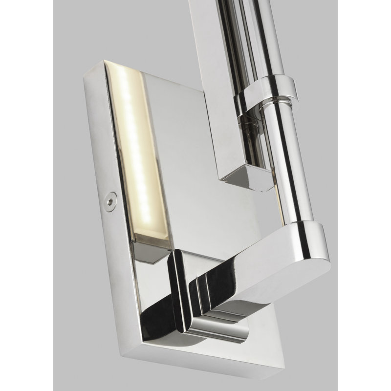 Kal 1 - Light LED Bath Sconce, Polished Nickel