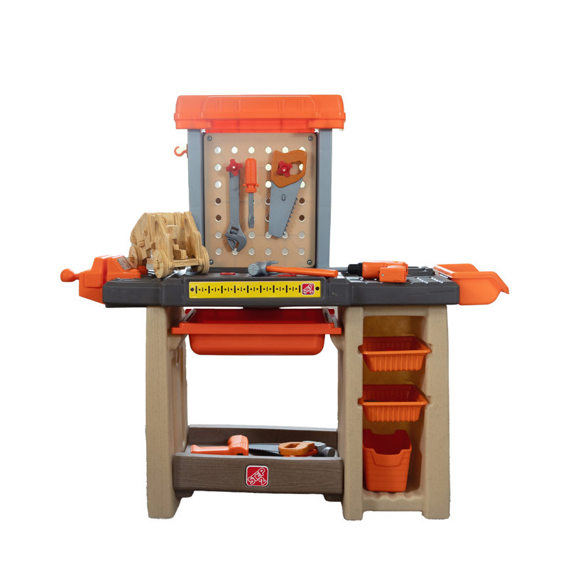 Ensemble de jeu d'intérieur en plastique pour tout-petits Step2 Handyman Workbench