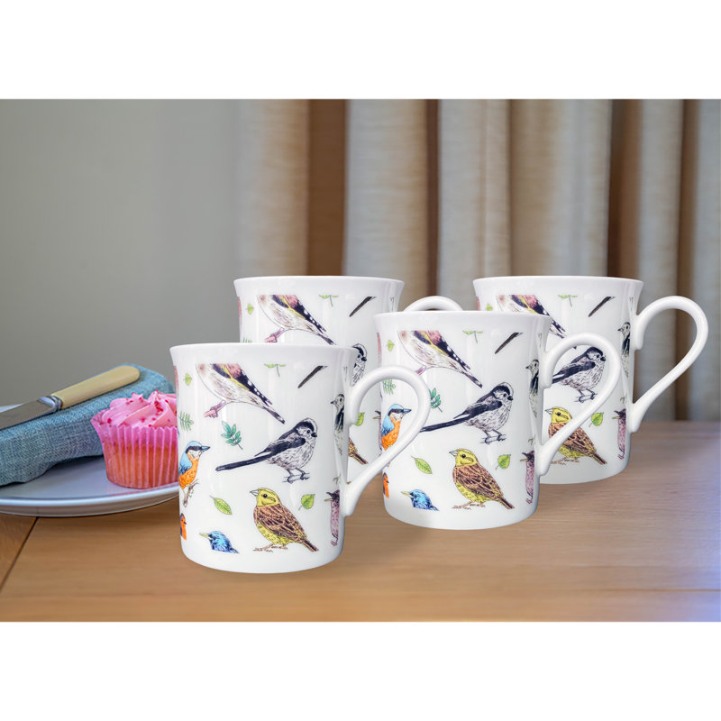 Birds Chintz Siddell Bone China Mugs