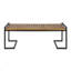 Industrial Wood And Metal Bench-1897999532