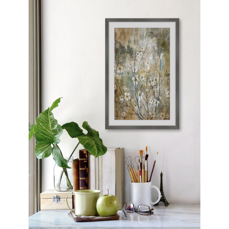 Autumn White by Marmont Hill - Single Picture Frame Painting, 45cm H x 38cm W x 3.81cm D