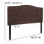 Ciriaca Arched Button Tufted Upholstered Headboard-619429963-619430005
