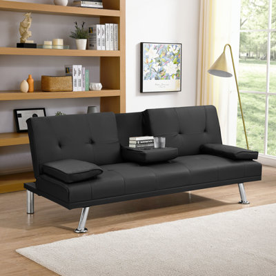 Falmouth 66.11 Upholstered Futon by Ebern Designs