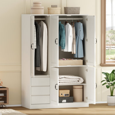 Armoire-penderie de 70,9 po Farmhouse