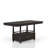 Deep Coffee Counter Height Dining Table