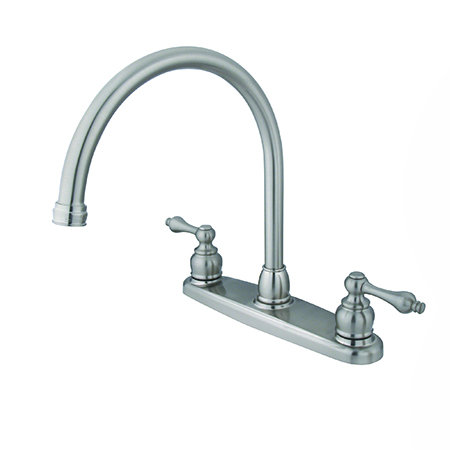 Distributeur d’eau chaud & froid Victorian, Nickel satiné