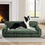 Lit pour chien à pattes courtes pour grands chiens, avec et en lin moderne et confortable-129976002