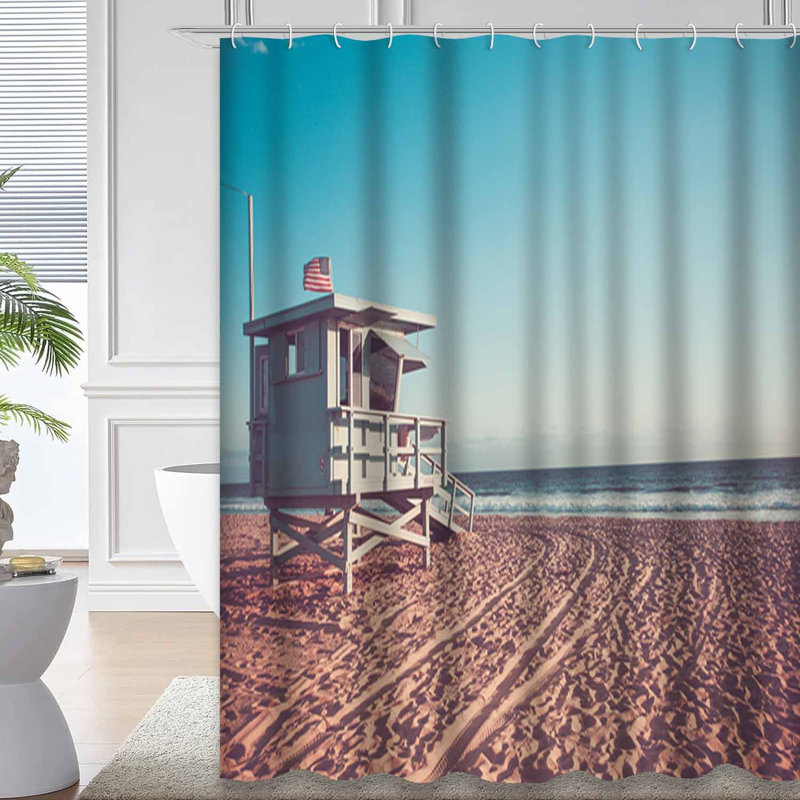 Rideau de douche California Coast, L 72 po x l 72 po