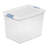 Sterilite Plastic Clear Stackable Latching Storage Box Container