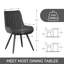 Modern Dining Chairs 54.8*46.9*83.2cm Tech Fabric Upholstery with Stylish Design Sofa-Level Cushioning Pet-Friendly Durable Scratch Resistant for Kitchen Dining Room or Home Office-1022161956-1013287189