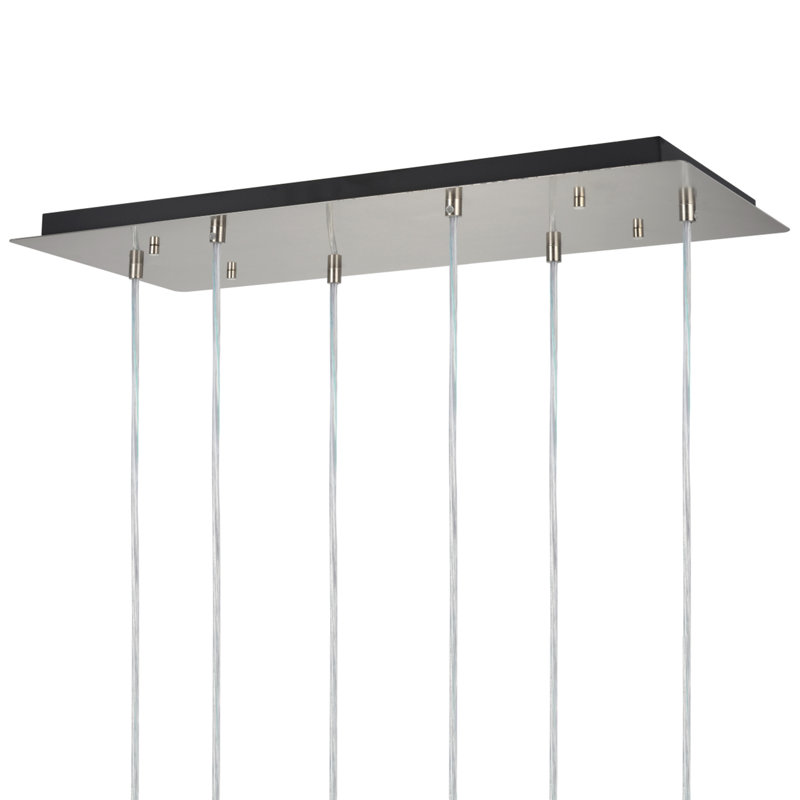 Luminaire suspendu en grappe 6 lumières
