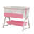 Baby Bassinet, Bedside Sleeper For Baby With Wheels And Storage Basket,all Mesh Portable Bassinet For Newborn,6 Height Adjustable Easy To Assemble Bedside Crib-1183845076