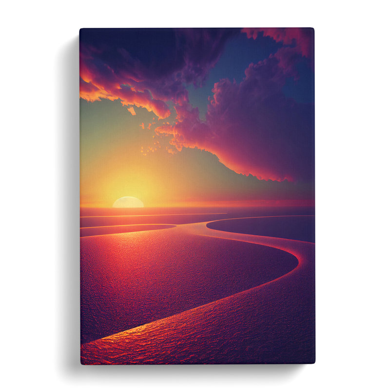Irresistible Sunset - Wrapped Canvas, 50cm H x 35cm W x 3cm D