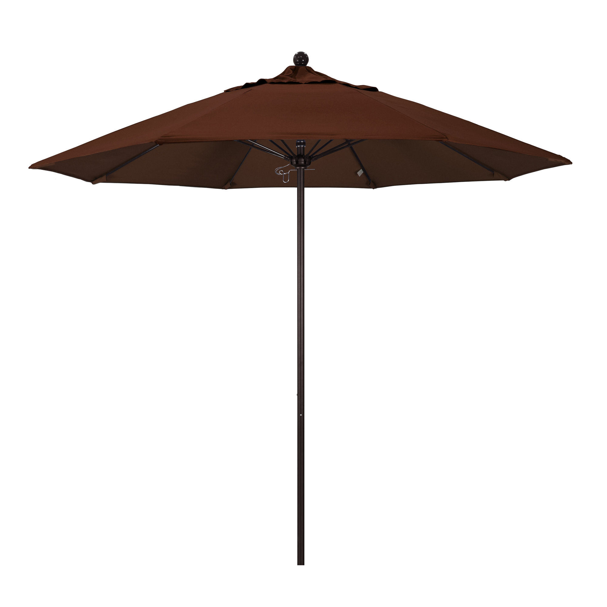 Hibo 108'' Sunbrella® Outdoor Umbrella, Canvas Bay Brown Sunbrella® Canvas