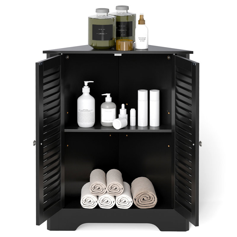 Bathroom Cabinet, Black