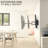 VIVO TV Wall Mount for 37" to 80" Screen, Fully Articulating VESA Mount