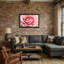 Plantes et fleurs, impression de motif floral rose-668741898