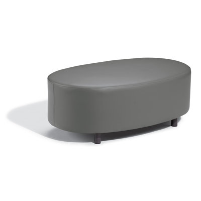 Julian Oval Metal Outdoor Coffee Table , 49'' in. W 29.5'' in. D