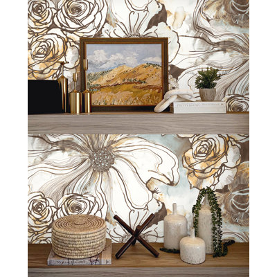 Peel & Stick Floral Roll