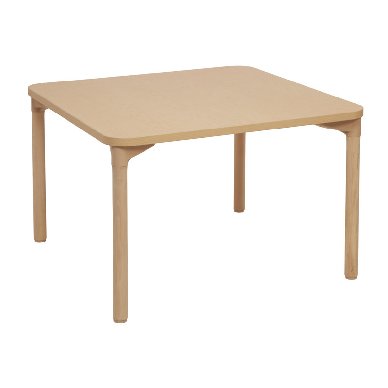 Carré - Table d'activités pour étudiants, Érable, H 20 po x L 36 po x l 36 po