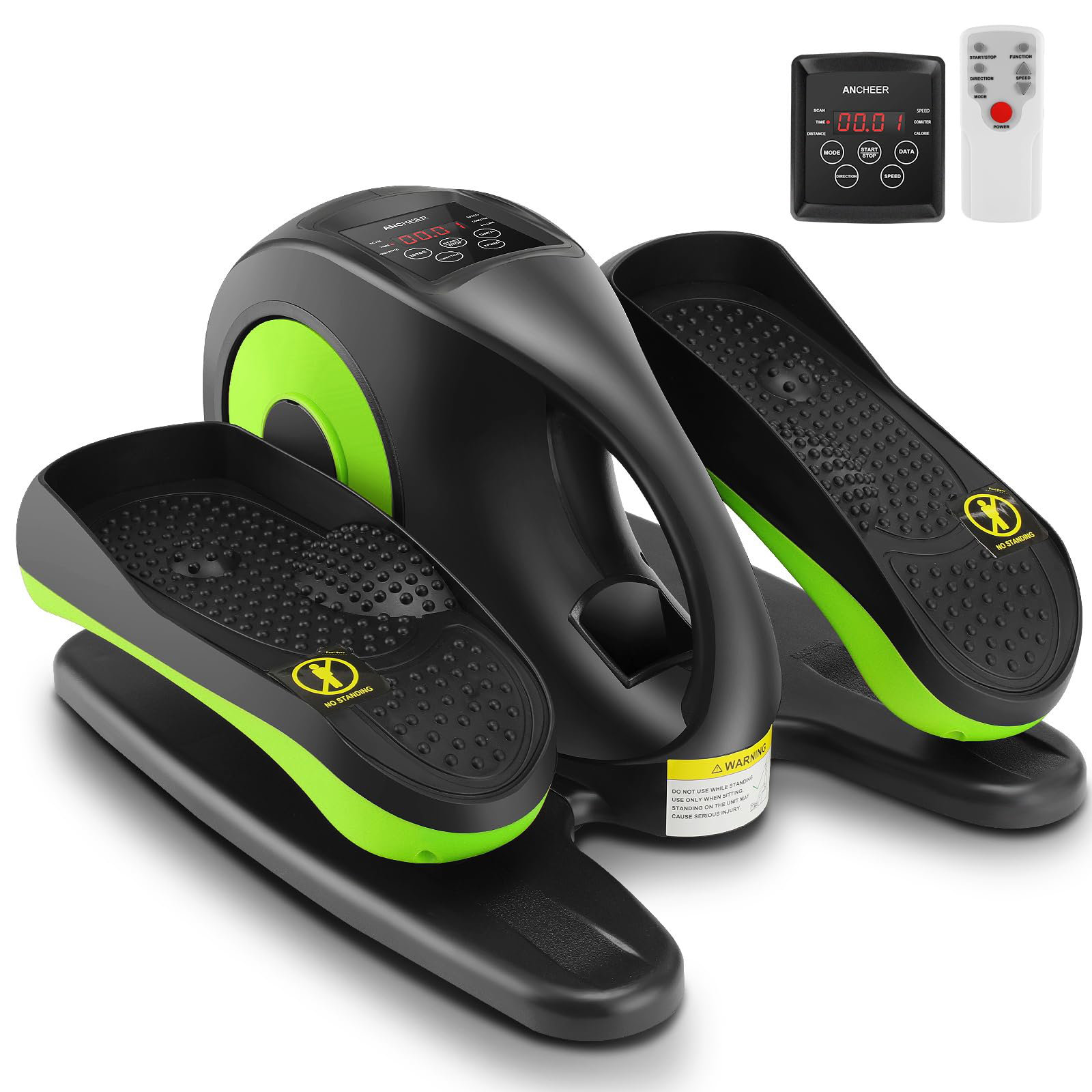 Ancheer Under Desk Elliptical Machine, Electric Seated Pedal Exerciser ...