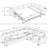 Versatile L-shaped Sleeper Sectional Sofa Bed 2 In 1 Pull Out Couch Large Convertible Sofa Bed For Living Room-251045062