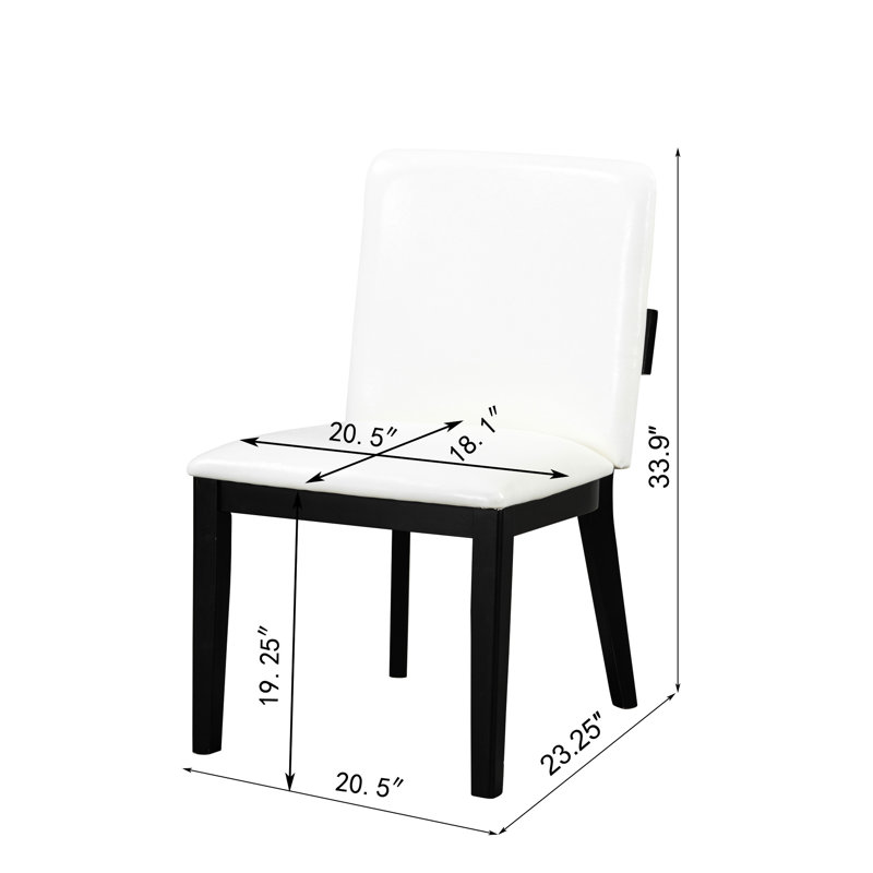 Installation rapide et service à la clientèle réactif en bois noir et blanc brillant en cuir PU rembourrés et adaptables à différents espaces