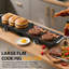 Plaque chauffante électrique de 1 600 W avec 2 zones de cuisson