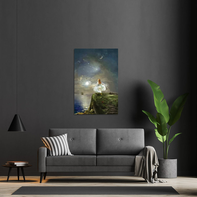 " Wherever You Are " by Charlotte Bird, 32" H x 24" W x 0.25" D