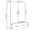 Lonnisha 2 - Door Standard Accent Cabinet-1834608244