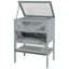 Cage grise pour petits animaux - avec plateau supérieur et porte avant pour faciliter le nettoyage 3 hamster gris, fabriqués en bois massif avec plusieurs plateformes